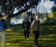 mike leading the group to start the day